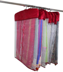 Atorakushon Designer Satin Hanging Saree Cover 8PC HSC8
