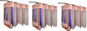 Addyz Plain Pack Of 36 Net Saree Cover Wardrobe Organize