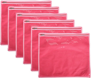 SuiDhaga Saree Packing Cover NonWoven For Single Saree (6 pcs) SDSP014-Pink