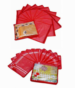 Motherland Special Combo of 12 Single Saree Cover & 12 Stylish Saree Covers MLSCC24