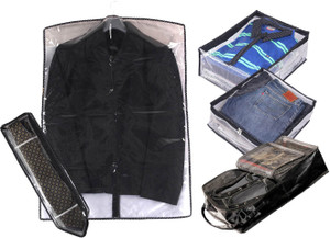 Srajanaa Combo of Shirt Trouser, Suit, Tie , Large Shoe Cover / Organiser SR-212