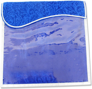 Wedding Pitara Designer Velvet Blue Saree Cover
