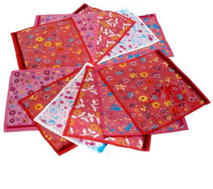 Fashion Bizz Printed Saree Cover -12 Pcs Combo SC-PM12