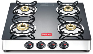 Prestige Marvel Plus Glass, Aluminium Manual Gas Stove