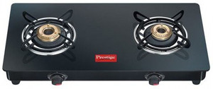 Prestige Marvel Glass Top Gas Table GTM 02 Glass Manual Gas Stove