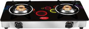 Pigeon Smart Plus Stainless Steel, Glass Manual Gas Stove