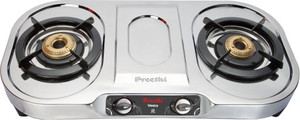 Preethi Blu Flame Vesta Stainless Steel Manual Gas Stove
