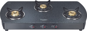 Prestige Premia Glass, Aluminium Manual Gas Stove