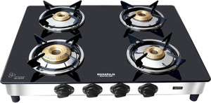 Maharaja Whiteline Ignitio Glass, Stainless Steel Manual Gas Stove