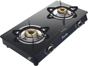 Preethi Blu Flame Smart Glass Manual Gas Stove