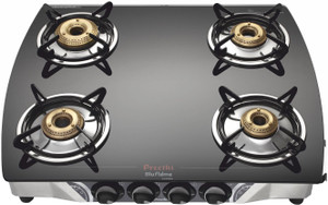 Preethi Blu Flame Jumbo Glass Manual Gas Stove