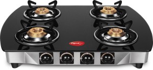 Pigeon Stainless Steel, Glass Manual Gas Stove