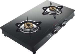 Preethi Blu Flame Gleam Glass Manual Gas Stove