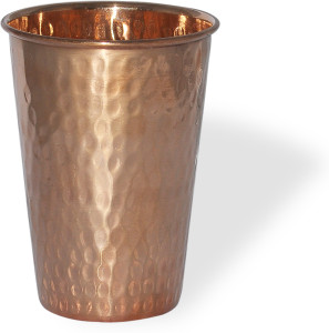 Prisha India Craft Tumbler Hammered AyurvedaHealing Glass
