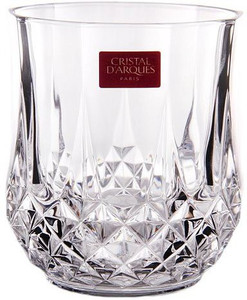 Cristal D'arques Long Champ Whisky Old Fashioned Glass Set