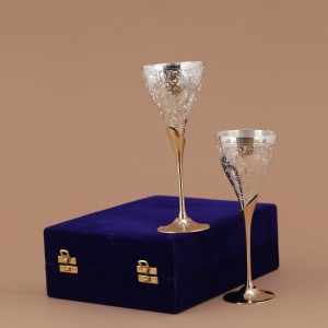 Indecrafts Wine Goblet Glass Set