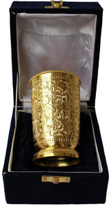 Dekor World Golden Plated Glass