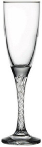 Pasabahce Twist Champagne Flute Glass Set