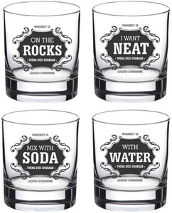 Ek Do Dhai Whiskey For All Glass Set