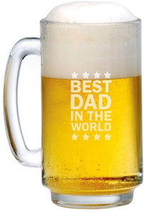 Giftsmate Best Dad In The World Glass