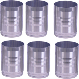 Dynore Set of 6 matt lines Glass Set