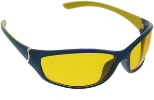 Vast Special Night Driving Biking 7 Layer Anti Glare Wrap Around Style Premium Cycling Goggles
