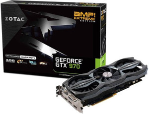 ZOTAC NVIDIA GTX 970 AMP Extreme Edition 4 GB DDR5 Graphics Card ZOTAC Flipkart