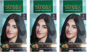 Streax Cream Hair Color Dark Brown 3 Best Price In India Streax