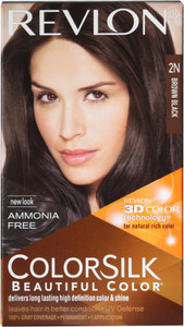 Revlon Colorsilk With 3d Technology Hair Colorbrown Black 2n