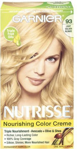 Garnier Nutrisse Nourishing Color Creme Hair Color93 Light Golden Blonde Honey Butter