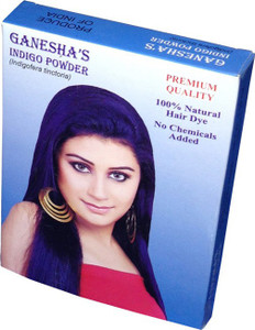 Ganesha Indigo Powder 100g Hair Color Bluish Black Best Price In