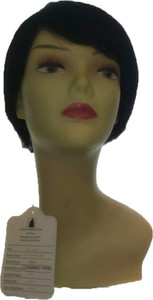 Wig O Mania Avery Human Short Wig Black Hair Extension Best Price