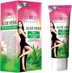 Chloris Natural Hair Removal Cream With Aloevera Pack Of 2 Cream