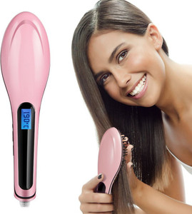 Kartsasta Innovative Easy Hair Straightener Cum Comb With LCD Display: HQT-906 Hair Straightener