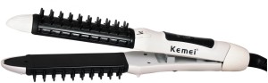 Kemei 2 in 1 hair straightener km-1077 Hair Curler