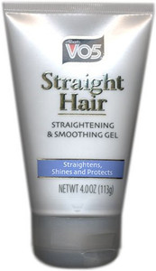 Hair gel before best sale straightening