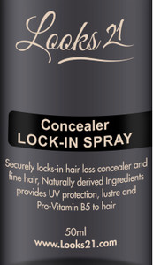 Looks 21 Lock In Spray Fiber Hold Spray For Hair Building Fibers Hair Fiber Locking Hair Spray50 Ml
