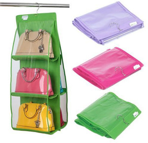 Kartsasta 6 Pocket Hanging Handbag Purse Storage Bag Organizer