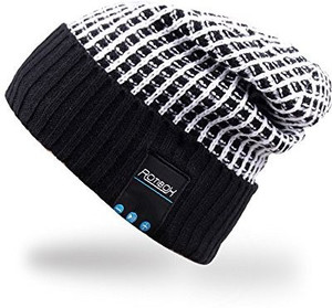 Mydeal Products Mydeal Wireless Bluetooth Beanie Hat Cap Dual Knit For Men Women With Stereo Headphones Headsets Earphones Speakers Hands-Free Phone Call Wired bluetooth Headphones