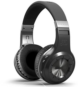 Supower Bluetooth Wireless Noise-Cancellation Stereo Headphones For Music Stream Hands-Free Calling W/ Built-In Mic Black Wired bluetooth Headphones