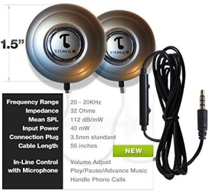 Tooks Nextgen Sportec Band (Fleece) - Headphone Headband With Integrated Removable Headphones | New Inline Remote With Microphone, Volume Adjust Headphones