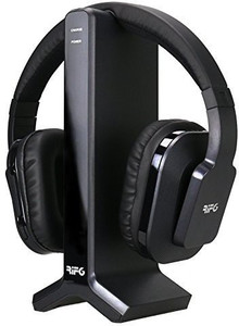 Rif6 Digital Wireless Headphones With 2.4Ghz Digital Uhf / Rf Including Wireless Transmitter That Acts As The Headphones Charging Dock () Wired bluetooth Headphones