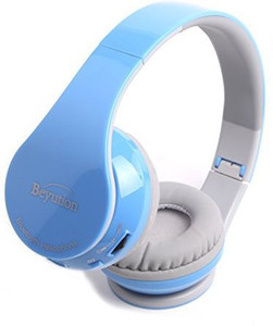 Beyution Xmas Gift New 513 Blue Smart Wireless Bluetooth Headphone Black Color For Apple Sony Samsung Galaxy Microsoft Amazon Kindle Hipstreet Lenovo Nabi Barnes Noble Nook Leapfrog Hp Toshiba Blackberry D2 Wired