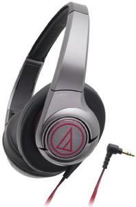 Audio Technica Sonicfuel Sealed On-Ear Headphones Portable Gunmetal Ath-Ax5 Gm Headphones