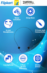 Zebronics Atom Wired Headphone
