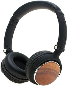 Symphonized Sensation Premium Wireless Genuine Wood Headphones (Walnut) Wired bluetooth Headphones