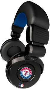 Ihip Official Mlb - Texas Rangers - Noise Isolation Pro Dj Quality Headphone With Detachable Cord And Built-In Microphone With Headphones