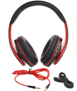 iNext IN 916 HP Red Wired & Wireless bluetooth Headphones