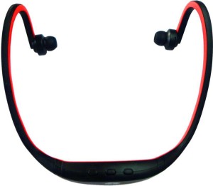 SUNLIGHT TRADERS Elite Mkt Bluetooth Music Sport wireless 1 Wireless Bluetooth Headset With Mic (RED)-BS5 bluetooth Headphones
