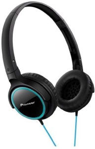 Pioneer Fully Enclosed Dynamic Headphones Se-Mj512-Gk (Turquoise & ) Headphones